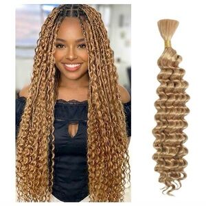 Wequeen 16A Human Braiding Hair Deep Wave 50g 20 Inch 100% Virgin Hair. New